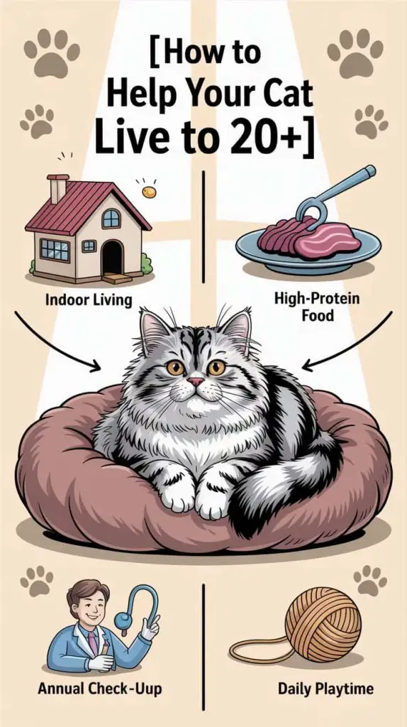 How to Help Your Cat Live to 20+