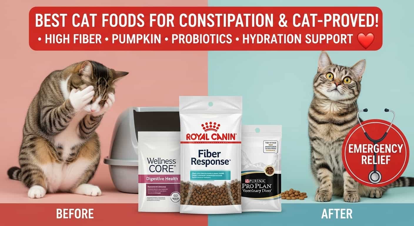 Best Cat Food for Constipation
