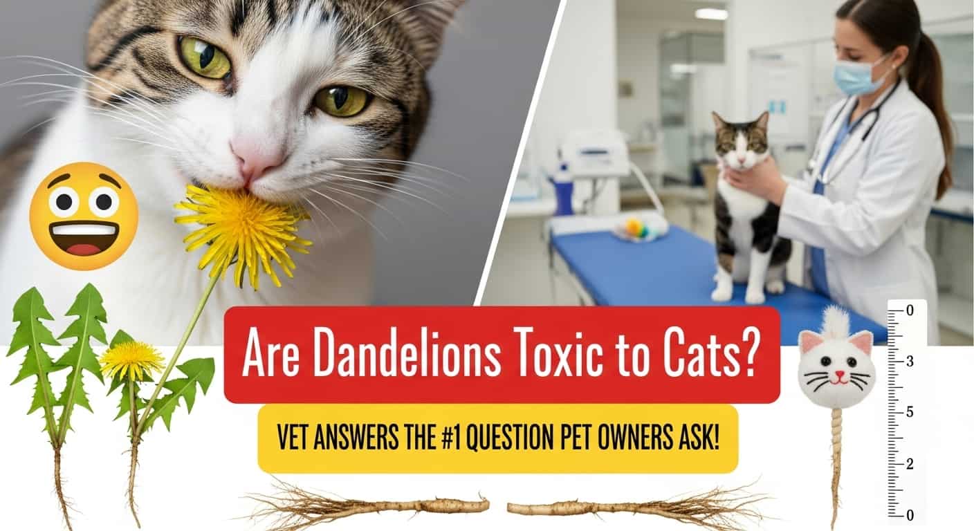 Are Dandelions Toxic to Cats