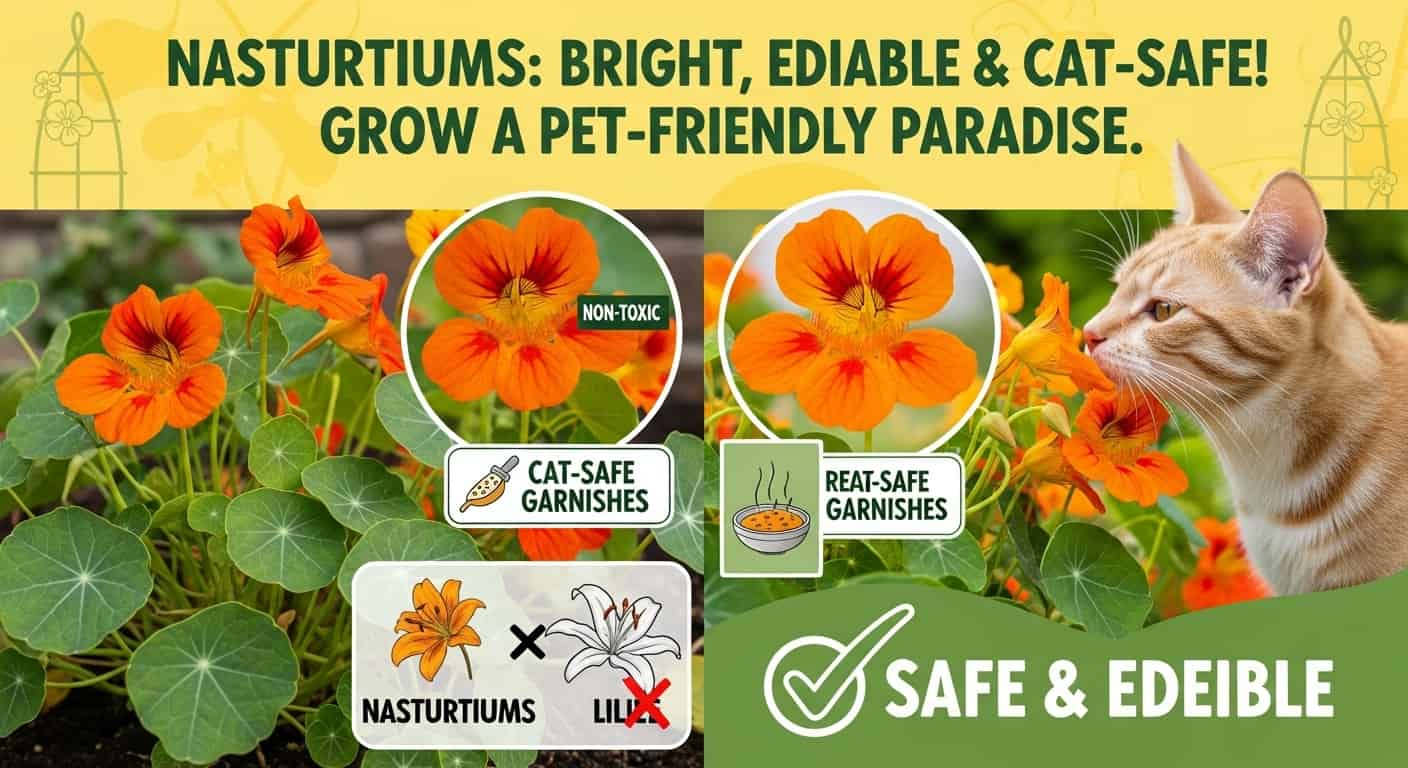 Are Nasturtiums Toxic to Cats