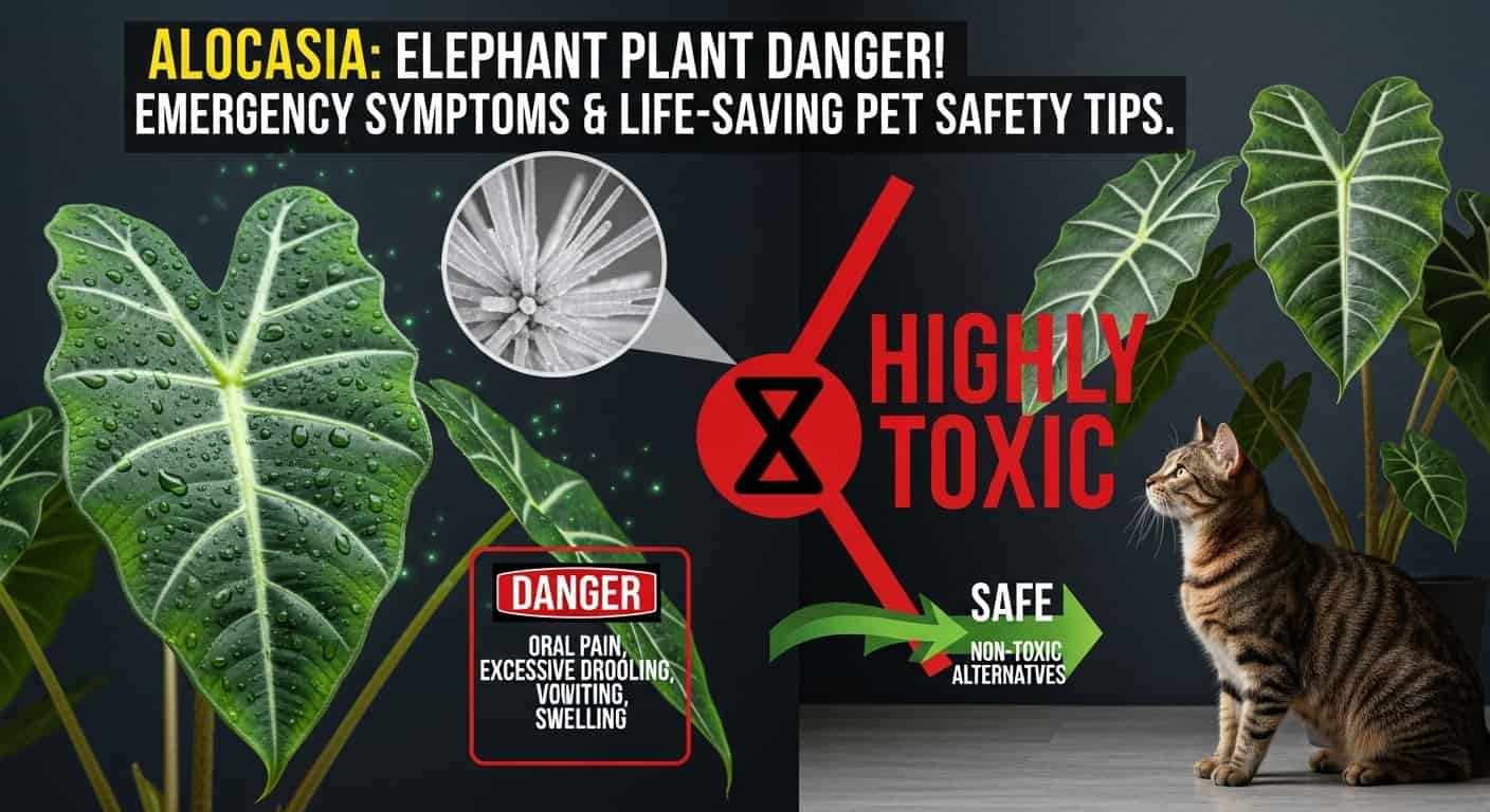 Is Alocasia Toxic to Cats?