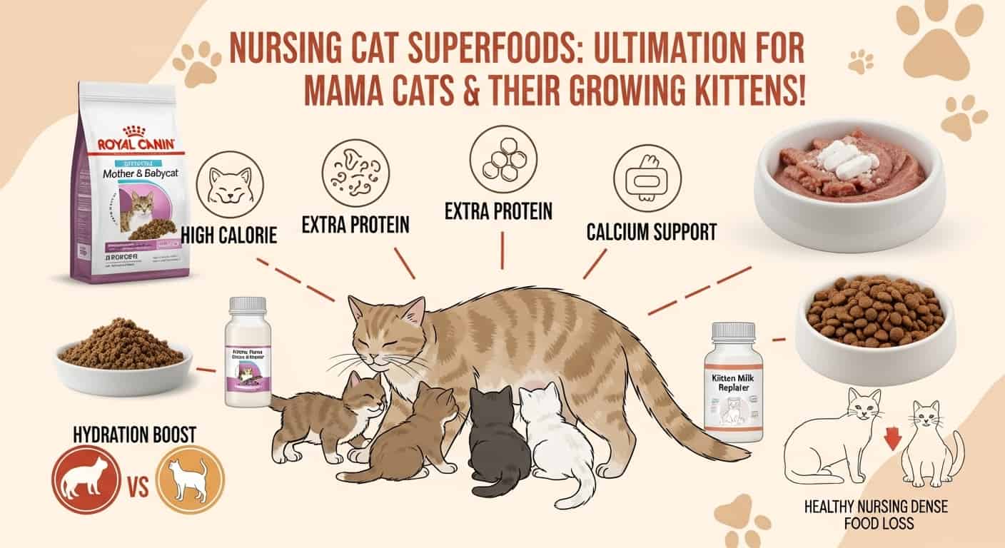 Best Cat Food for Nursing Cats