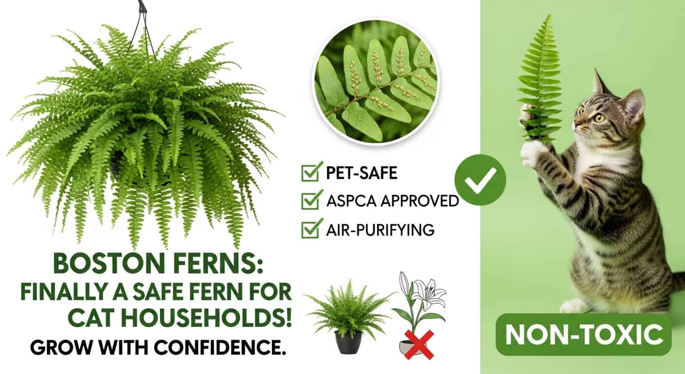 Are Boston Ferns Toxic to Cats