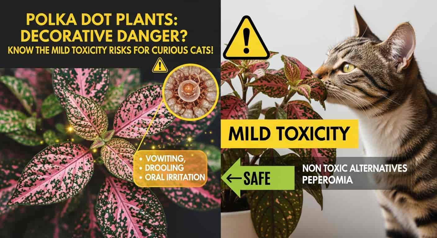 Are Polka Dot Plants Toxic to Cats: Essential Safety Guide