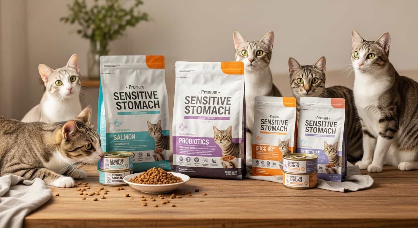 Best Cat Food for Cats With Sensitive Stomachs