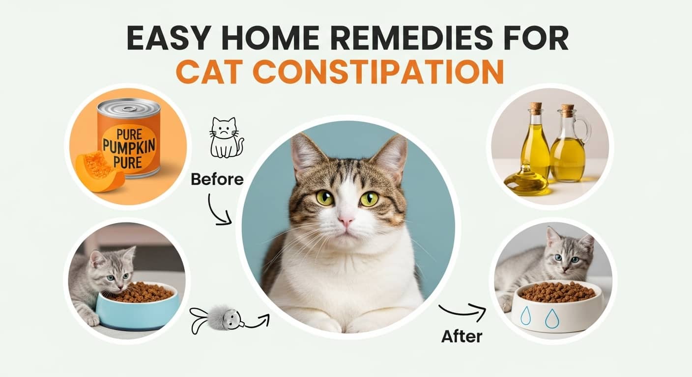 Home Remedies for Cats With Constipation