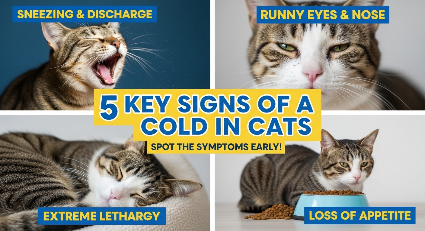 Signs of a Cold in Cats