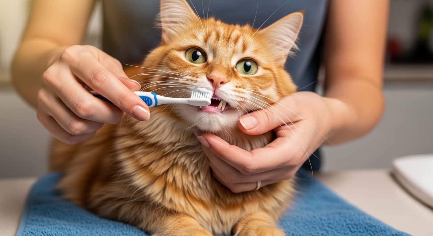 How to Brush Cat Teeth