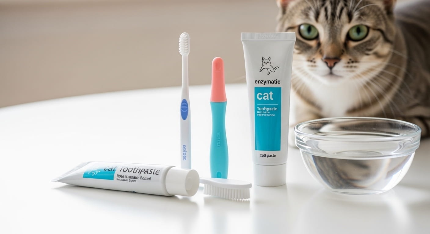 how to clean cat teeth at home