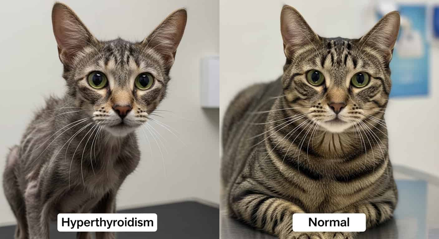 Old Cat Losing Weight But Eating