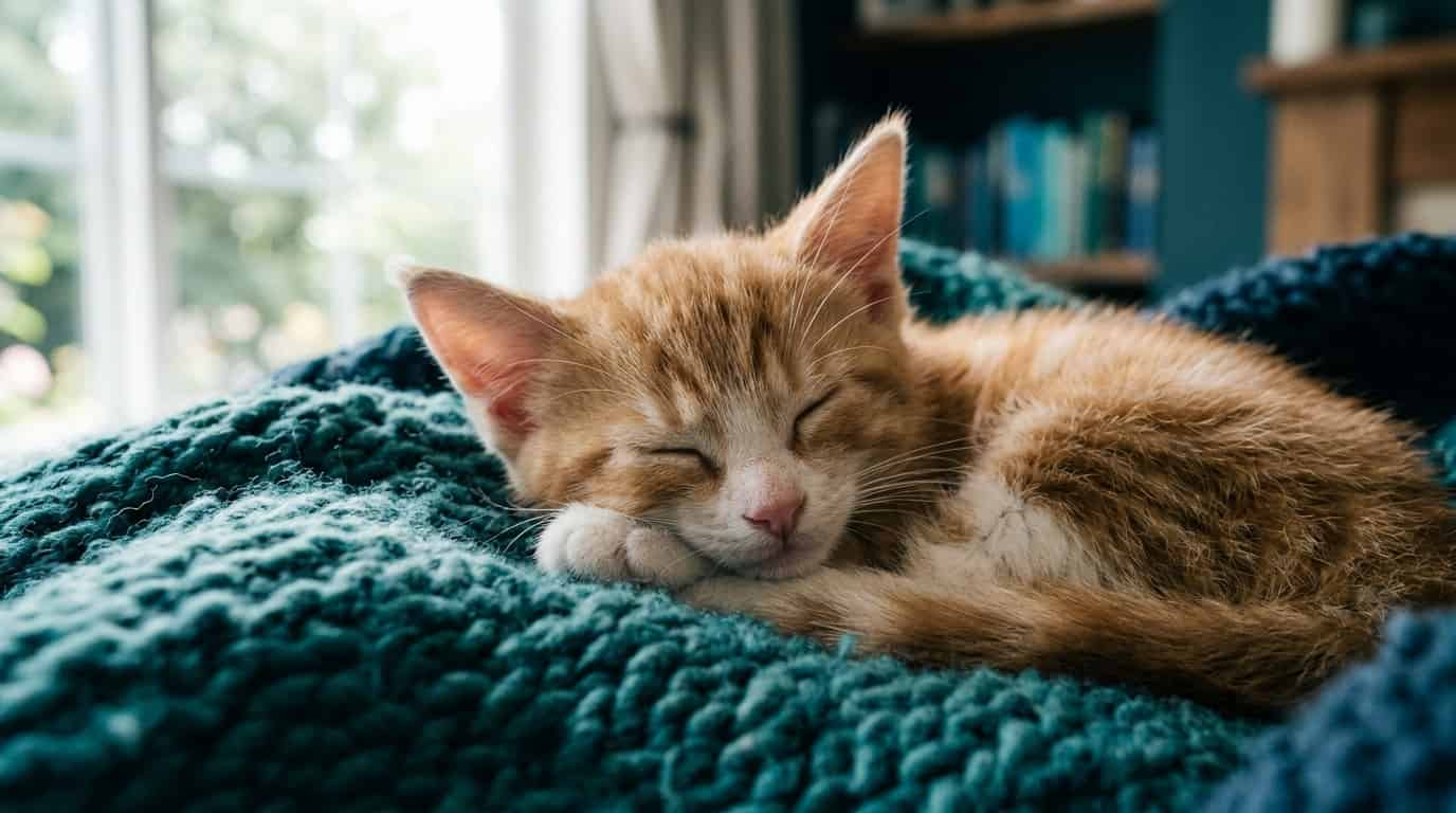 Kitten Sleeping Too Much