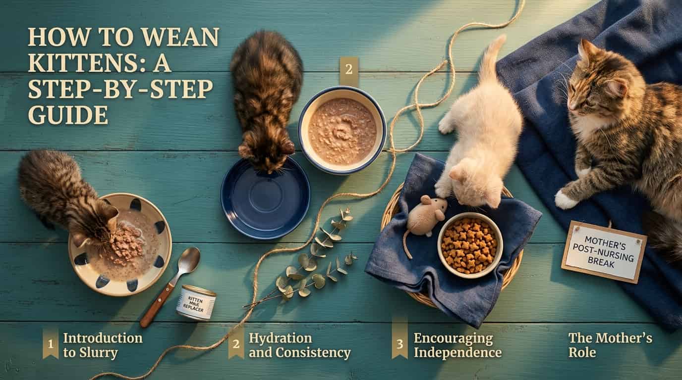 How to Wean Kittens from Mother